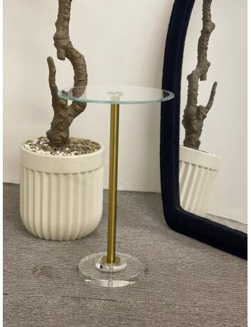 طاولة ضيافة ذهبي