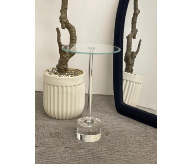 طاولة خدمة بقاعدة اكريلك