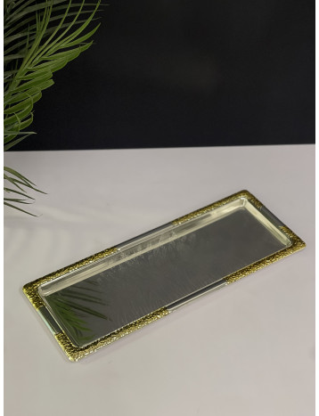 صينية تقديم ذهبي