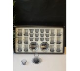 طقم قهوة وشاي اسود