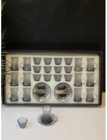 طقم قهوة وشاي اسود